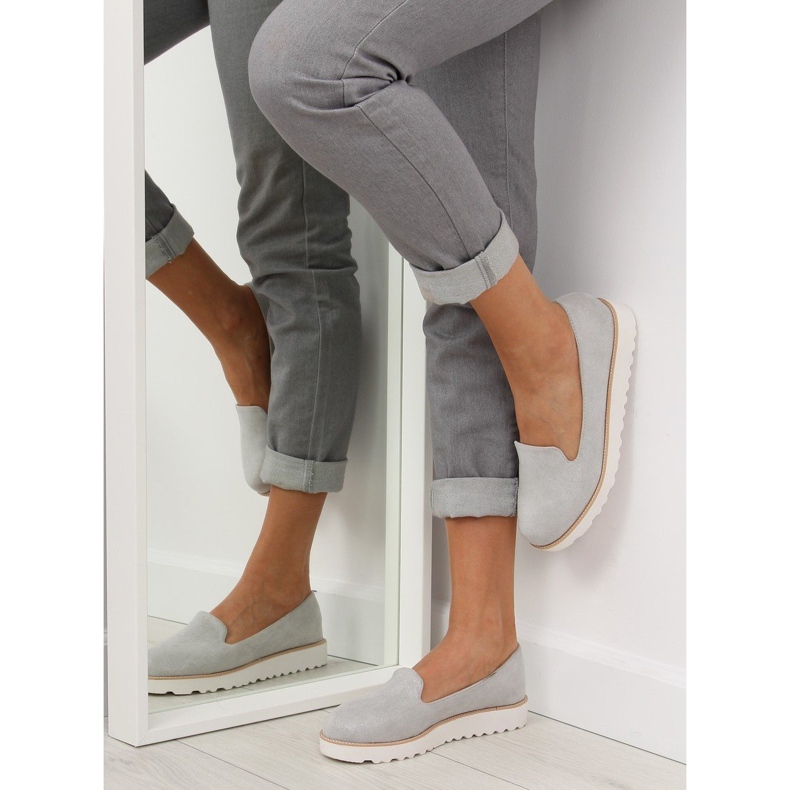 Mocassini grigi lordsy T309P Grigio 1