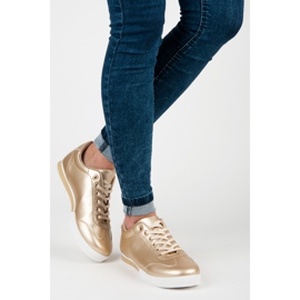 Vices Scarpe sportive dorate d'oro 2