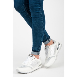 Scarpe sportive American Club bianco grigio 2