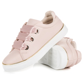 Sneakers con nastro American Club rosa 1