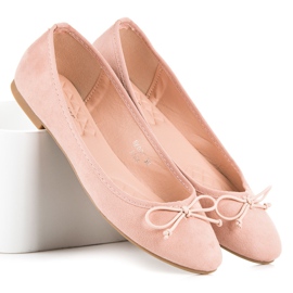 Seastar Ballerine in camoscio rosa 2