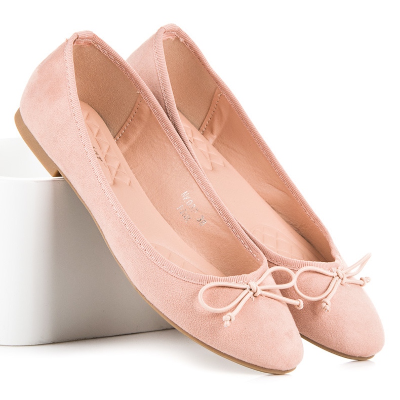 Seastar Ballerine in camoscio rosa 2