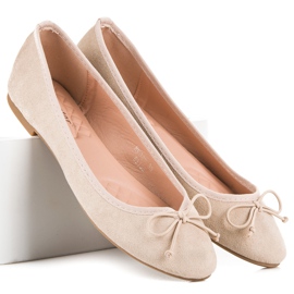 Seastar Ballerine in camoscio beige 2