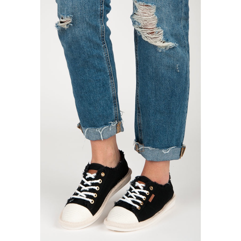 Seastar Espadrillas con lacci nero 1