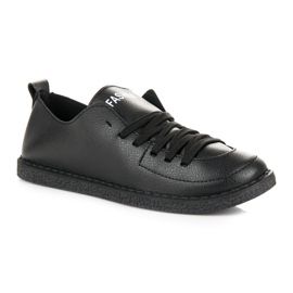 Seastar Sneakers nere con lacci nero 1