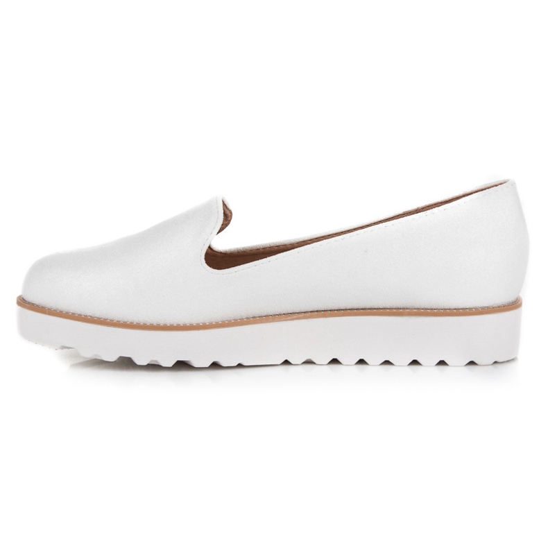 Seastar Scarpe con plateau senza lacci bianca 1