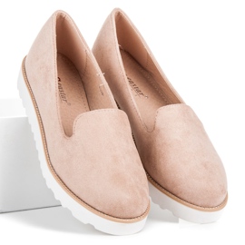 Seastar Scarpe con plateau senza lacci rosa 1