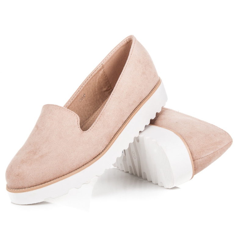 Seastar Scarpe con plateau senza lacci rosa 2