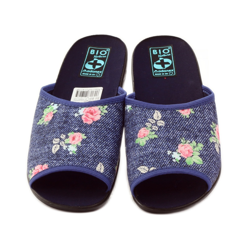 Ciabatte da donna in denim rosa Adanex blu verde rosso 4