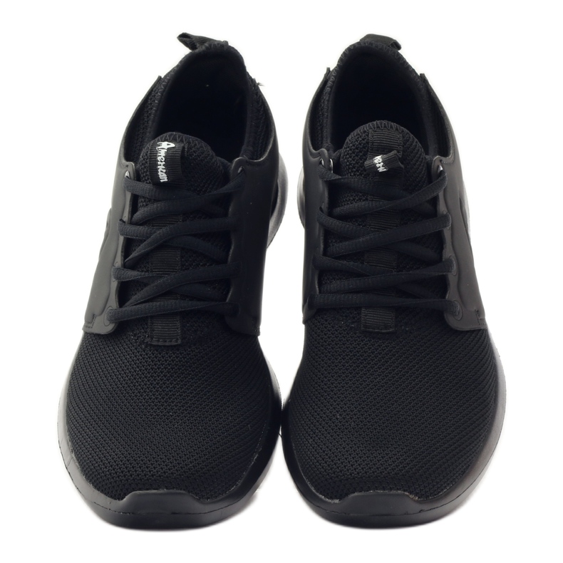 American Club Scarpe da jogging sportive da uomo American 1772 nere nero 4
