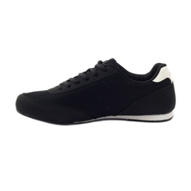 American Club Scarpe da jogging nere americane 7066 bianco nero 2