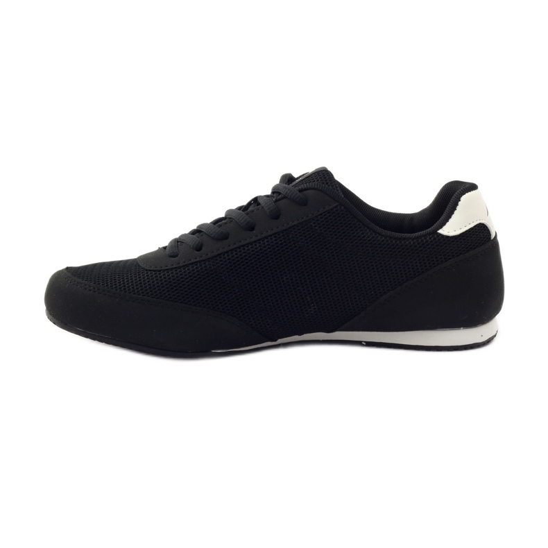 American Club Scarpe da jogging nere americane 7066 bianco nero 2