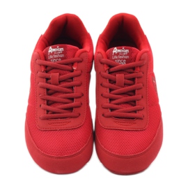 American Club Sport da jogging rosso americano 7066 bianca 4