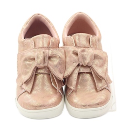 American Club Sneaker americane 17386 rosa giallo 4