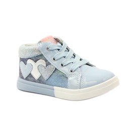 American Club I cuori americani delle ragazze sportive grigio blu 1