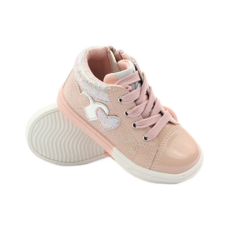 American Club I cuori americani delle ragazze sportive rosa grigio 3