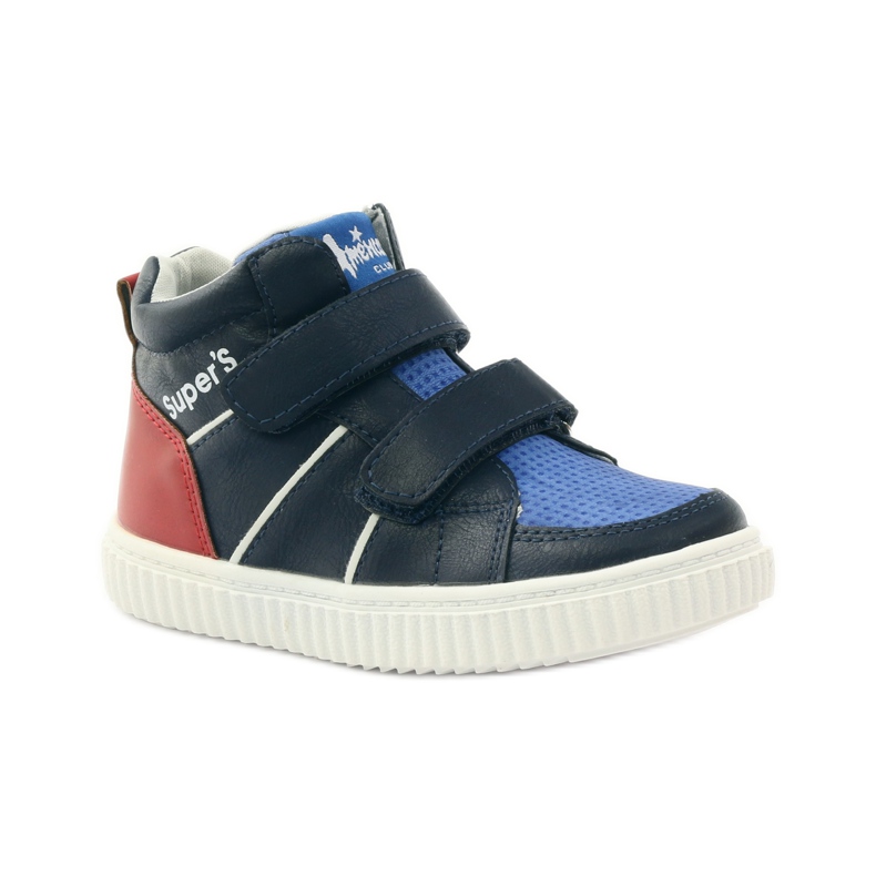 American Club Scarpe sportive americane 17155 blu navy rosso blu 1