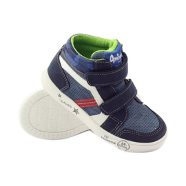 American Club Scarpe sportive americane 17353 blu navy rosso bianca 3