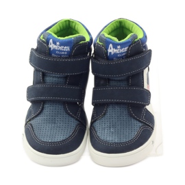 American Club Scarpe sportive americane 17353 blu navy rosso bianca 4