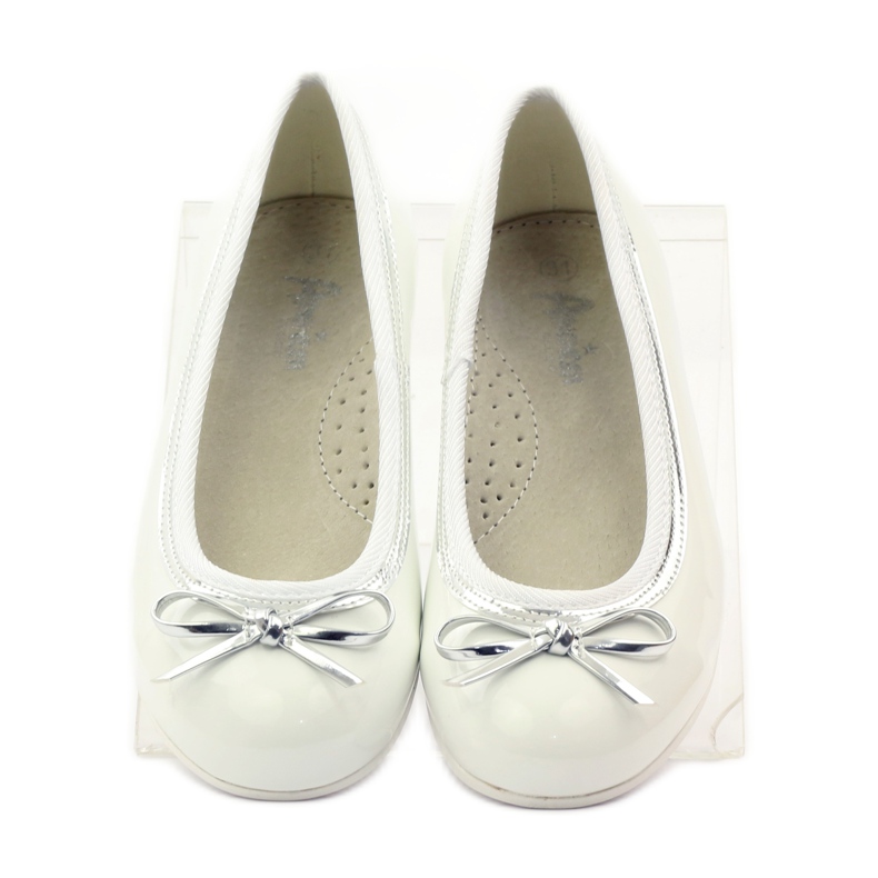 American Club Ballerine con fiocco bianco americano bianca 4
