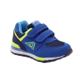 American Club Sneakers americane 15110 verde blu 1