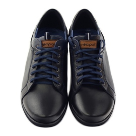 Scarpe sportive da uomo Nikopol 1655 nero marrone 4