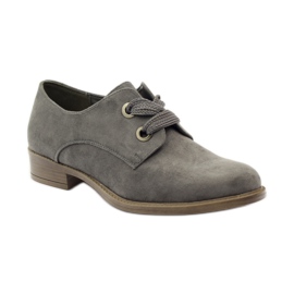 Scarpe da donna in camoscio Sergio Leone 303 grigio 1