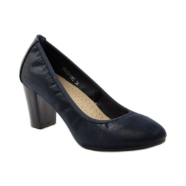 Sergio Leone Décolleté su palo 233 blu navy 1