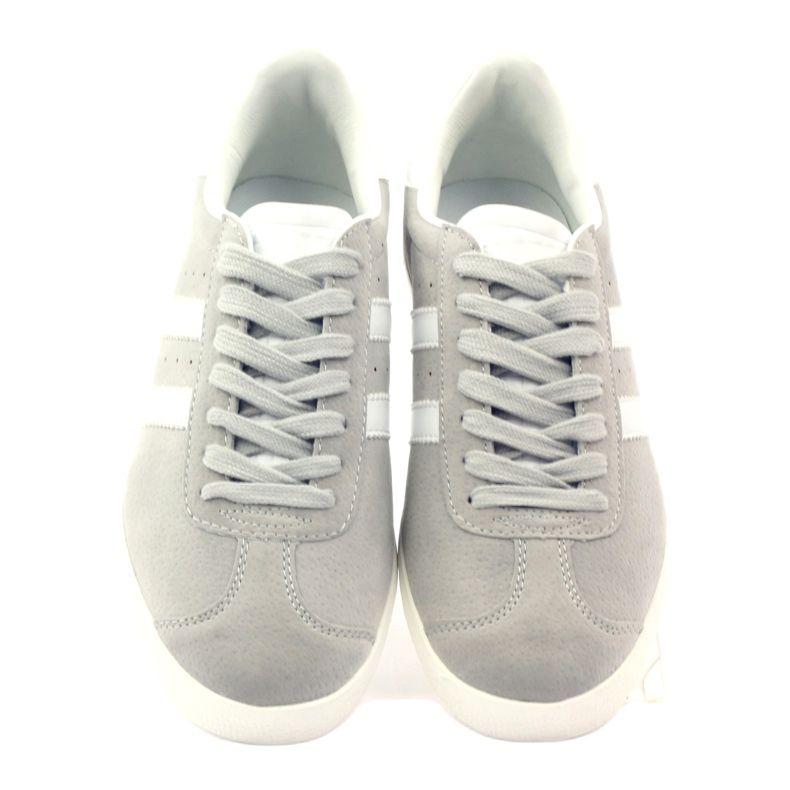 Scarpe sportive grigie Mckey DSP135 bianca grigio 4
