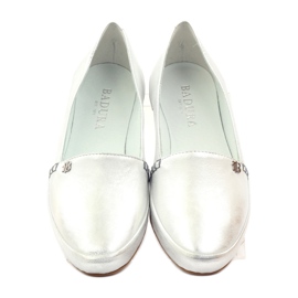 Badura 6352 scarpe da donna argento 4