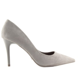 Grigio GF-JX78 Stiletto grigio da donna 2