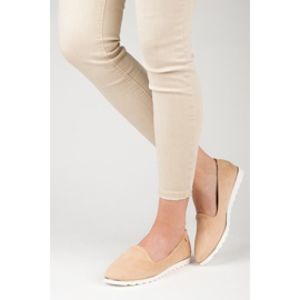 Vices Morsetti per ballerine slip-on in camoscio marrone 2
