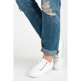 Sneakers con lacci bianca 2