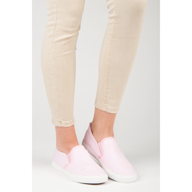 Seastar Scarpe da ginnastica rosa slip-on 1