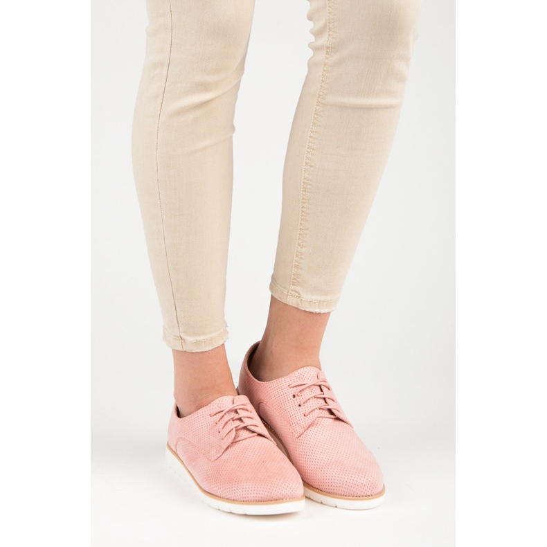 Seastar Scarpe allacciate traforate rosa 1