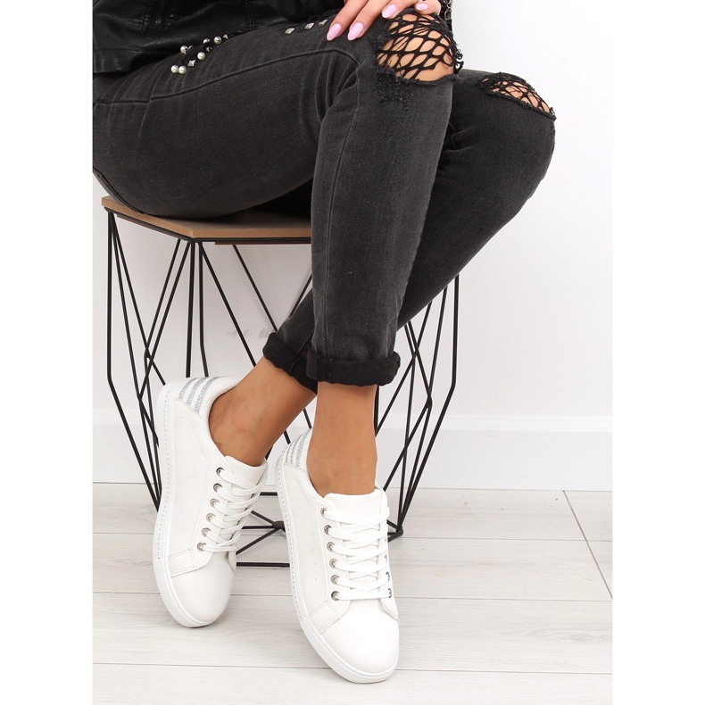 Sneakers da donna bianche SU09p Bianche bianca 1