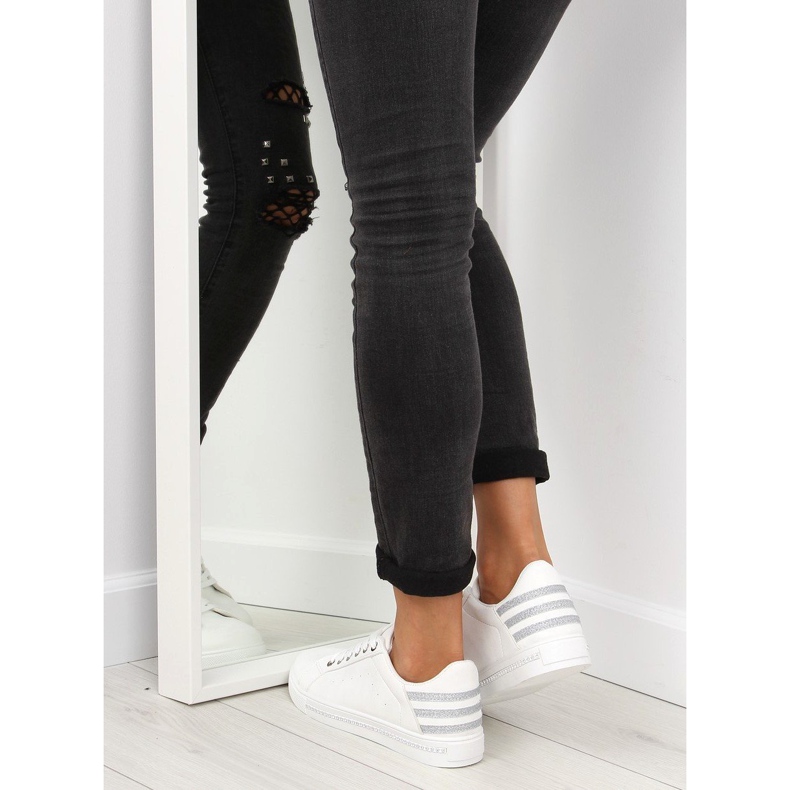 Sneakers da donna bianche SU09p Bianche bianco 2