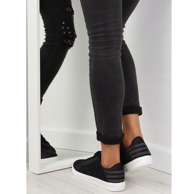 Sneakers nere da donna SU09p Black nero 2