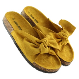 Ciabatte in sughero gialle LS-90 gialle giallo 1