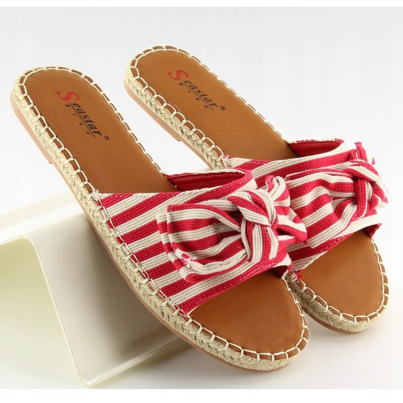 Ciabatte espadrillas rosse LL-133P Rosse rosso 1
