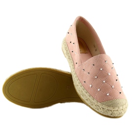 Espadrillas con borchie rosa 5481 rosa 1