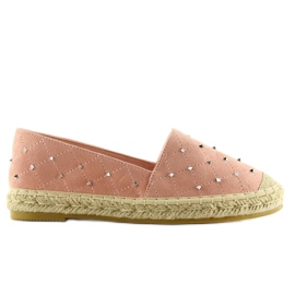 Espadrillas con borchie rosa 5481 rosa 2
