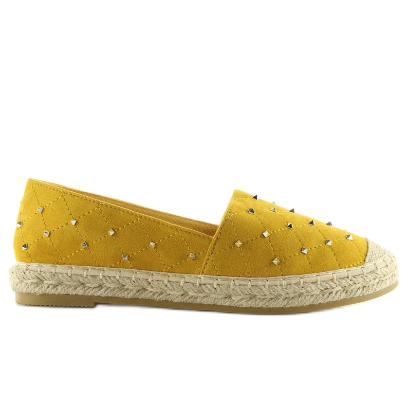 Espadrillas gialle con borchie giallo 5481 Giallo 2