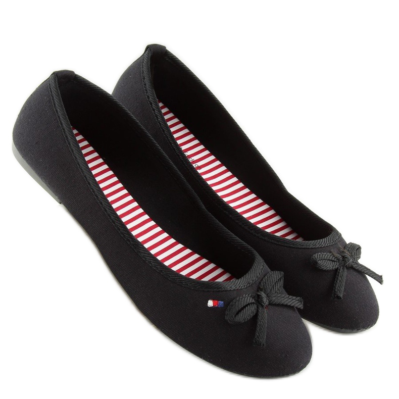 Ballerine da donna nere T141 nere nero 2