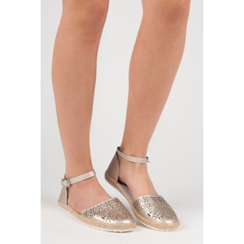 Sandali vinceza espadrillas in pelle giallo 1