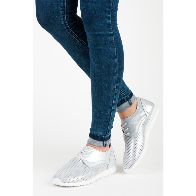 Scarpe VInceZA allacciate grigio 2