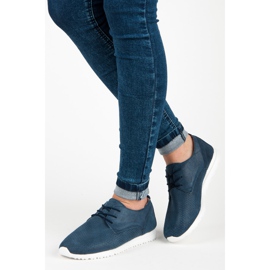 Vinceza Scarpe in pelle allacciate VICEZA blu 2
