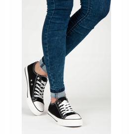 Sneaker letane nere da donna nero 2