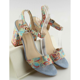 Sandali blu orientali LT92 blu 2