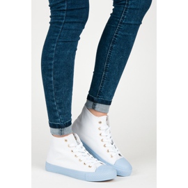 Coura Sneakers sopra la caviglia bianco 1